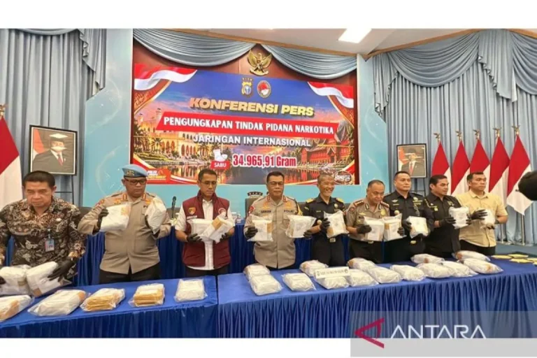 Polda Riau Ringkus Pengedar Narkoba Jaringan Internasional asal Malaysia