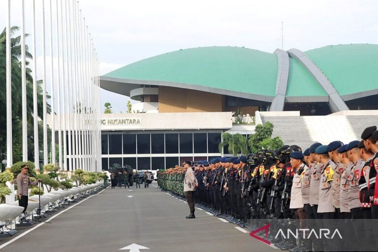 Amankan Demo, 9.505 Personel Gabungan TNI-Polri Dikerahkan